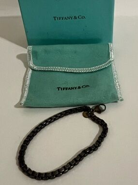 Authentic Tiffany and Co. Sterling Silver Venetian Link Bracelet